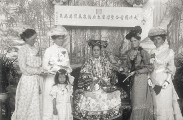 真实|美国人拍摄的1899年慈禧照片，高清真实，如今珍藏在美博物馆