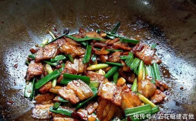  五花肉|美味川菜｜蒜苗回锅肉
