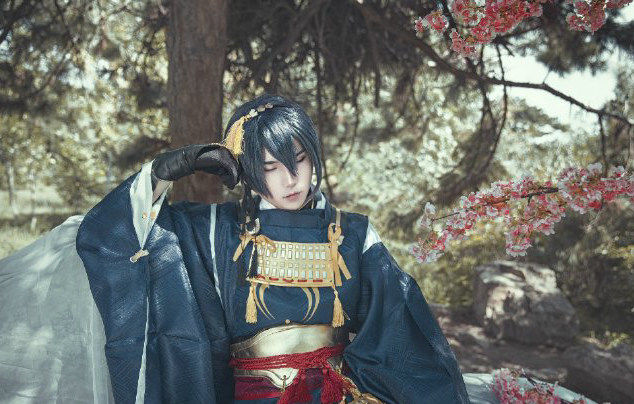 乱舞|刀剑乱舞三日月宗进cosplay