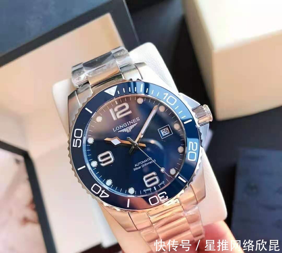 浪琴康卡斯|蓝盘男士潜水表选这几款就不错,便宜还实用,最高不出三万
