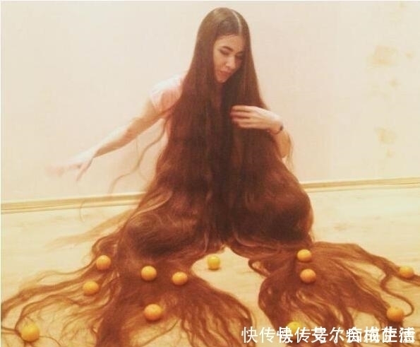 美女|美女20年没剪过头发,洗一次头,要晾上一天才能干