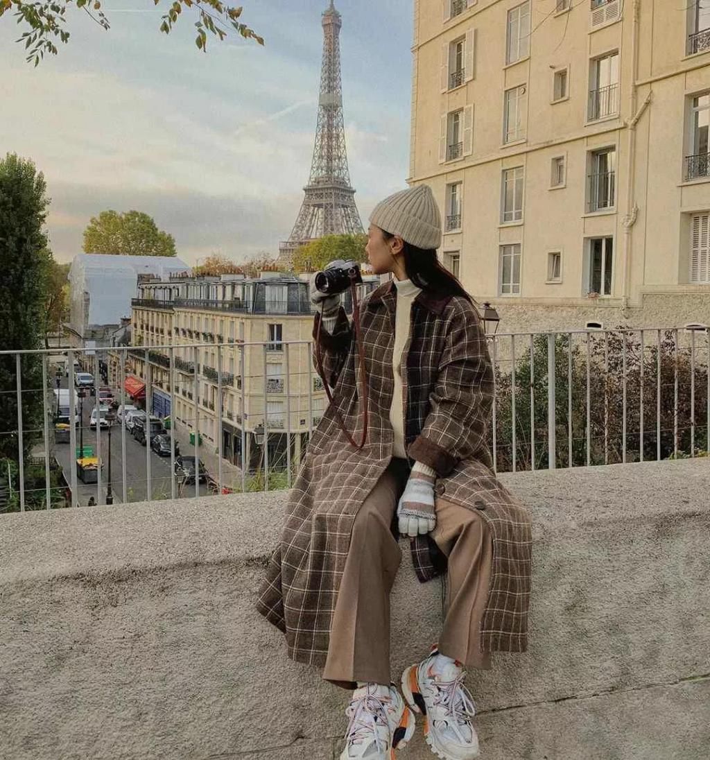  女生|厚外套+阔腿裤、毛衣+半裙、运动鞋 + 贝雷帽 = 精致冬日女生！