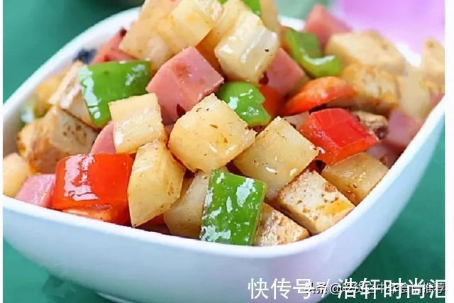 辣炒什锦藕丁|分享几道家常菜,简单、美味、营养足,您喜欢哪一款