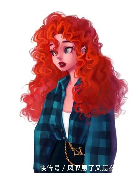 爱丽儿|迪士尼公主教你街头穿搭,爱丽儿的鳞片裙,还有艾莎女王的小吊带