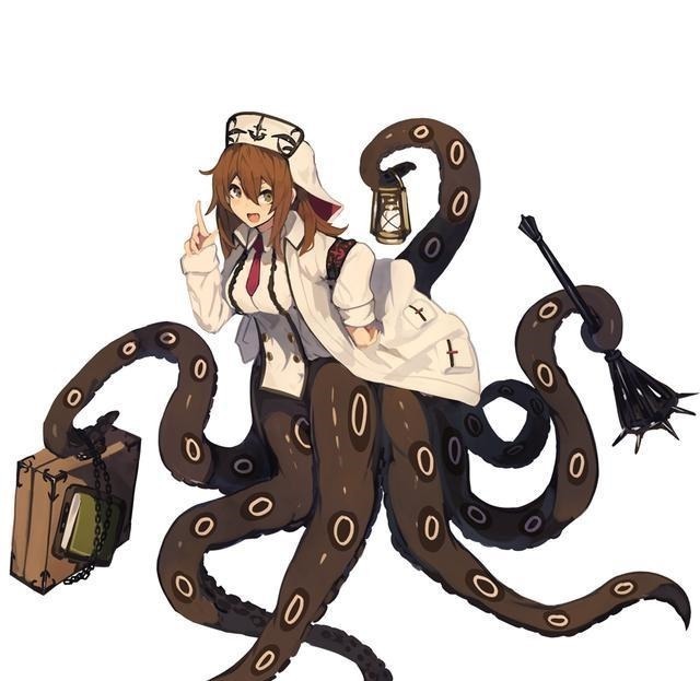 拟人|蜘蛛也能变成美少女这位画师口味太硬核,但仔细一看还挺可爱