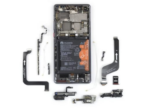 屏幕|iFixit拆解华为Mate40 Pro：维修难度非常高