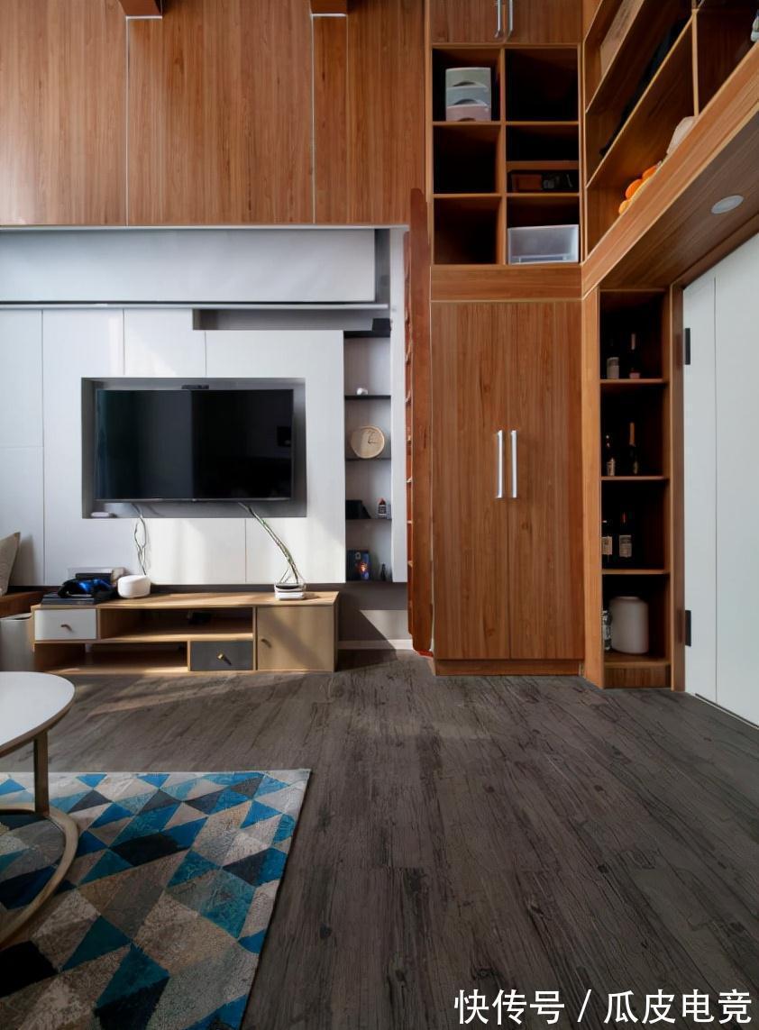 储物柜|小复式这样安排储物空间,瞬间提升空间感,时尚又大气