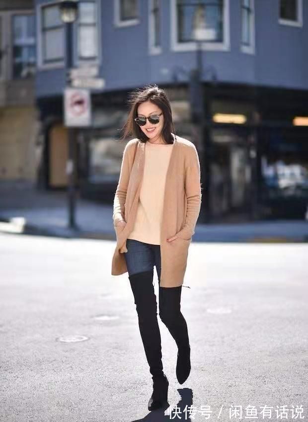 中裤|时尚就是个圈，曾经的“靴中裤”穿法又开始流行，时髦显瘦又保暖