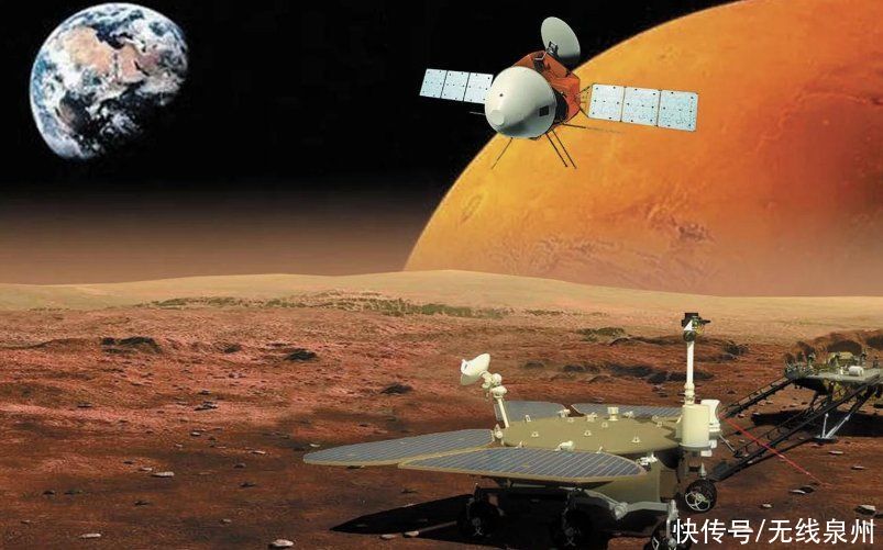 火星探测器 五星红旗向火星问好!天问一号成功着陆,总师激动落泪