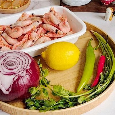 酸辣柠檬北极虾