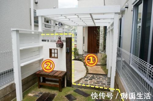 远见|日本入户门外“二分离”比咱有远见,一半造个花园,一半留着置物