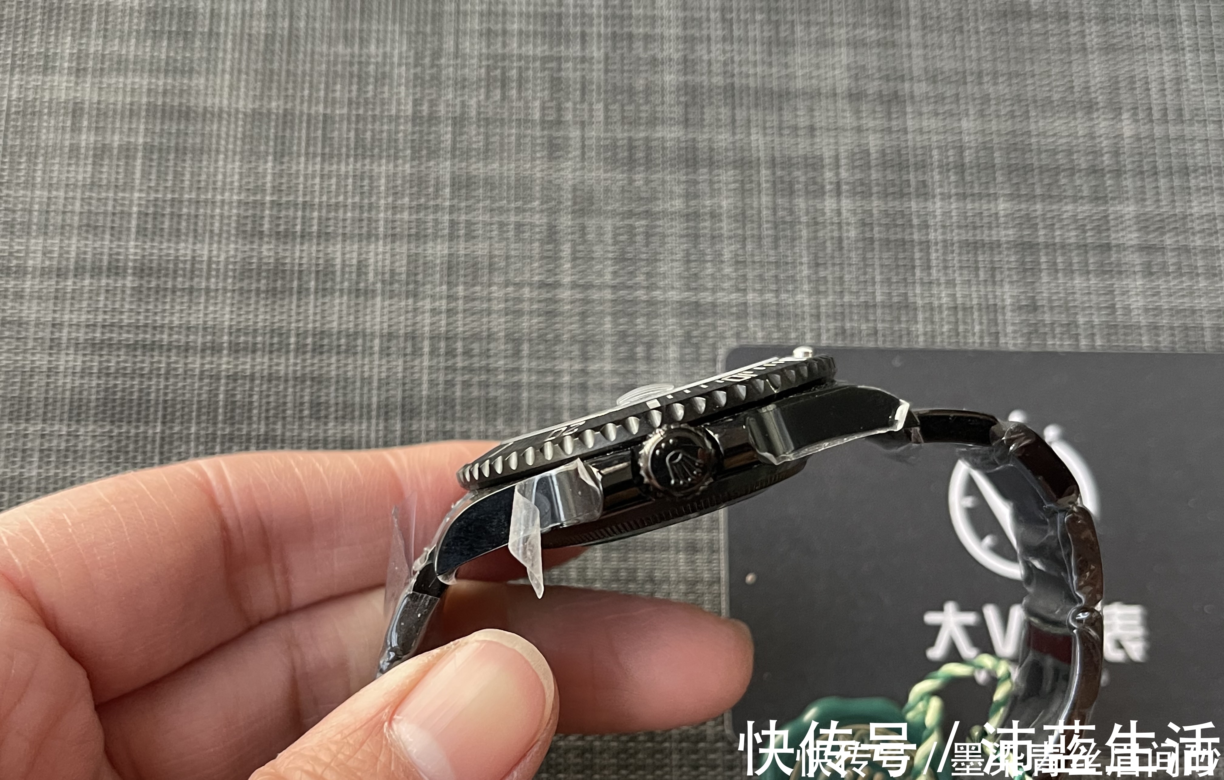 大v|大v腕表 劳力士水鬼镀黑Blacken腕表！镀黑水鬼个性改装腕表！