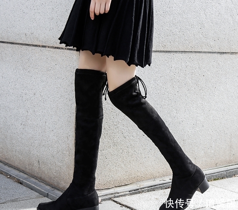 粗跟尖头短靴低跟百|又出一女鞋东北鞋,又叫“踏雪鞋,女人设计,上脚特好看