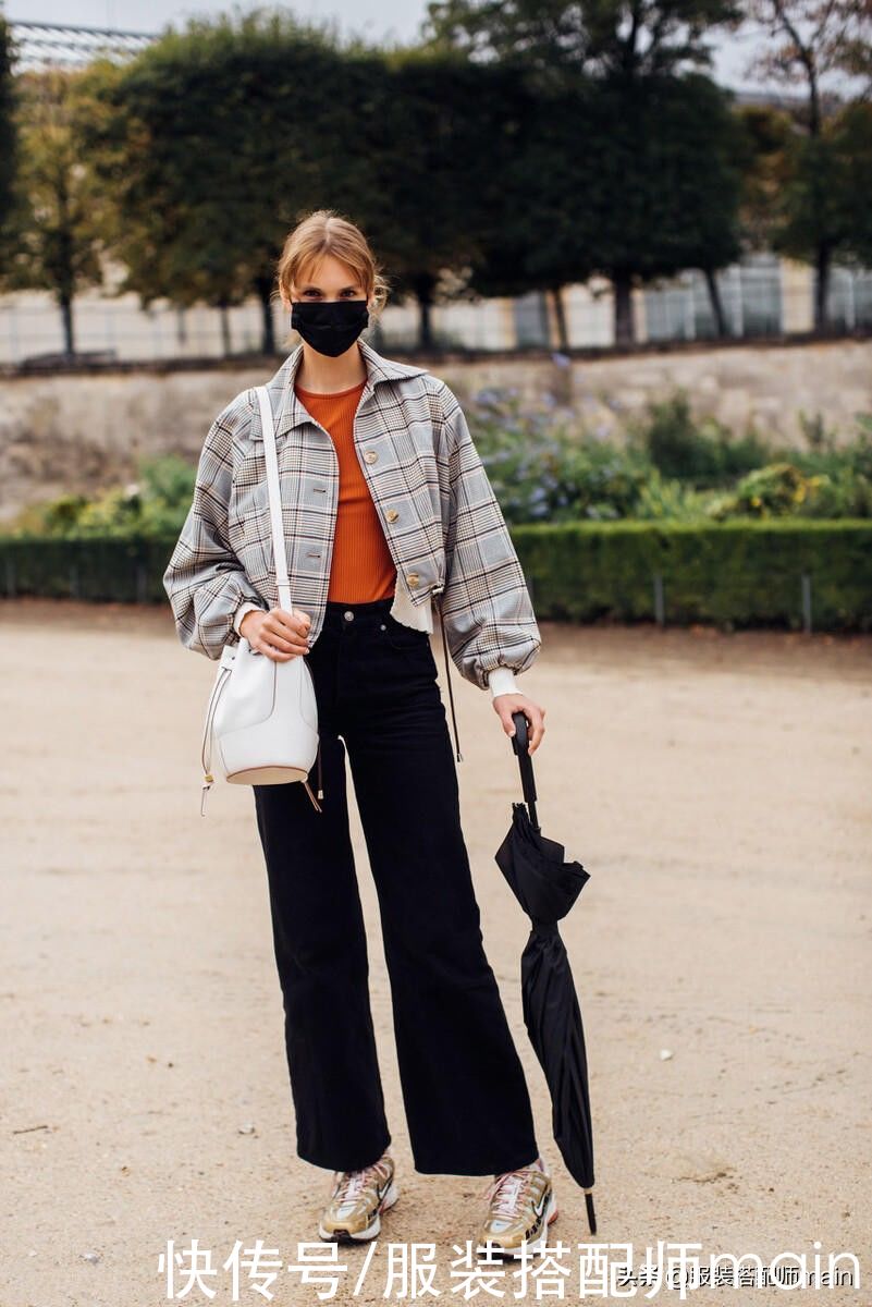 3套“上短下长”的穿搭造型，小个子可以直接照搬