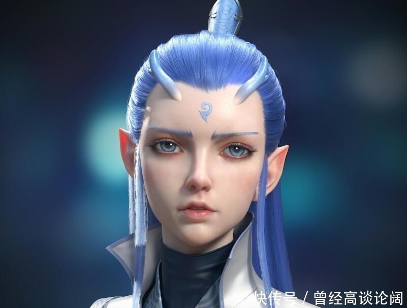 太乙真人|10万元敖丙手办，30万根头发可见，脸上还有红血丝