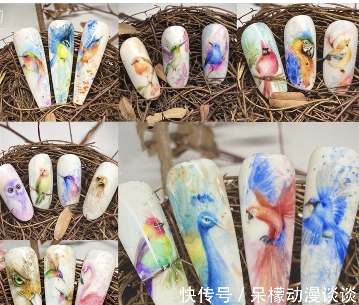 作画|在指甲上进行二次元创作,动漫的影响力已经影响到了美妆行业