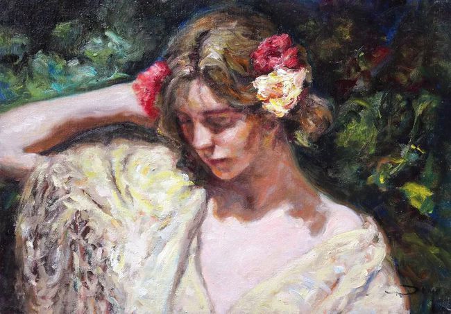 雷诺阿|独特的艺术天赋,他对色彩和纹理戏剧性的使用