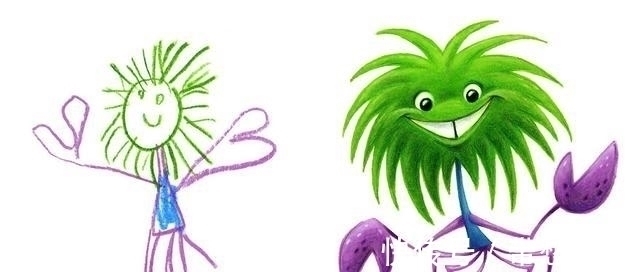 改造!17张小孩搞怪的画,没想到艺术家一改造,瞬间变得不像样!