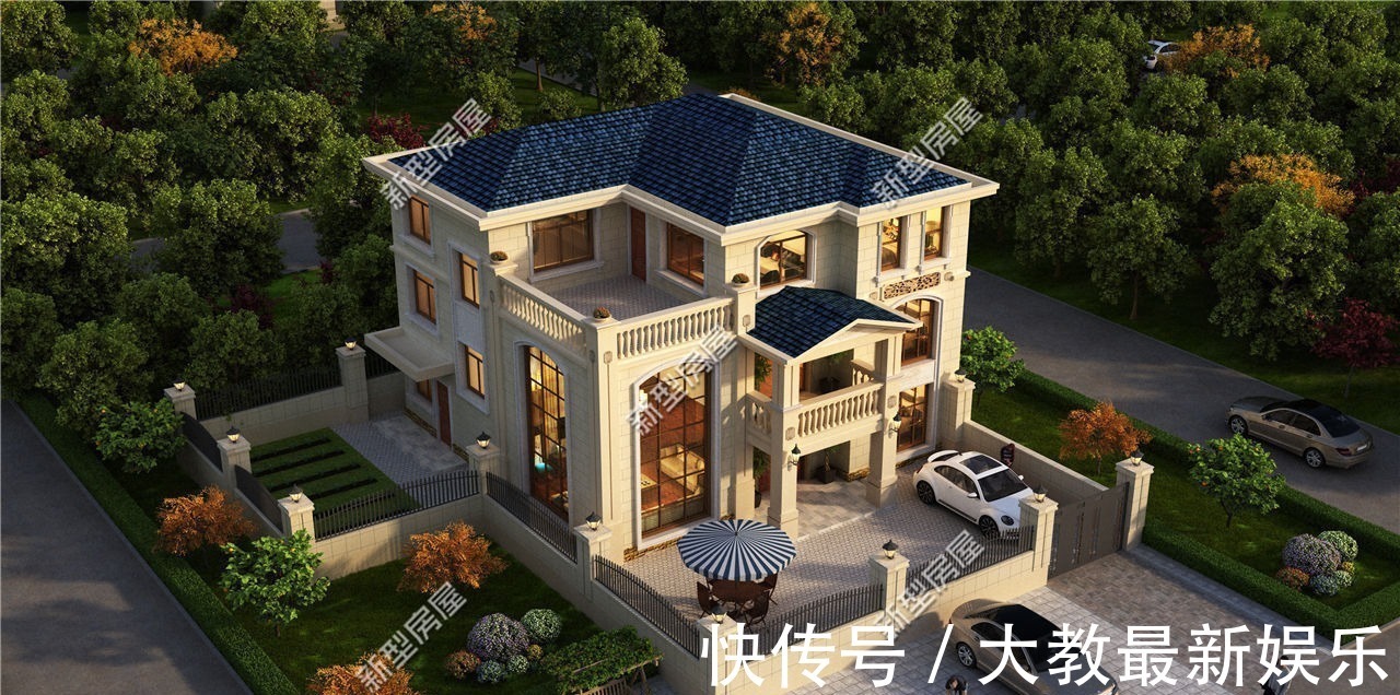 毛坯|农村盖房高度不能超10米,这样建邻居都点赞,第6套只需20万