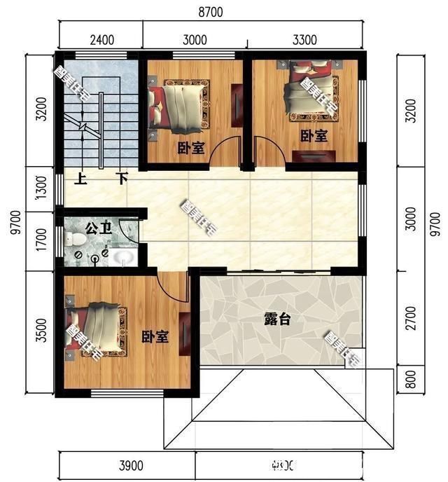 预算|小户型简欧别墅，占地面积一百以内，预算28万就能建