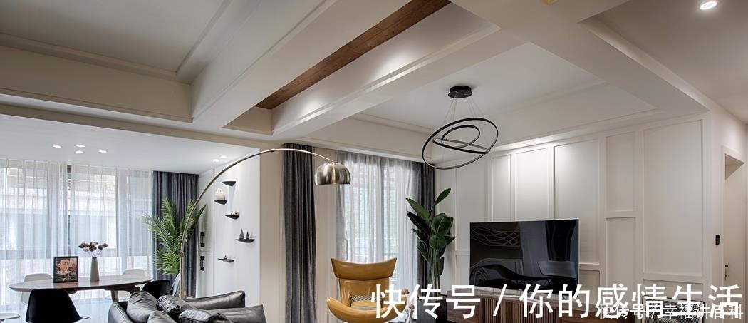 窗帘|不是我太“膨胀”了！145平米新房太迷人，堪称最别致小家！