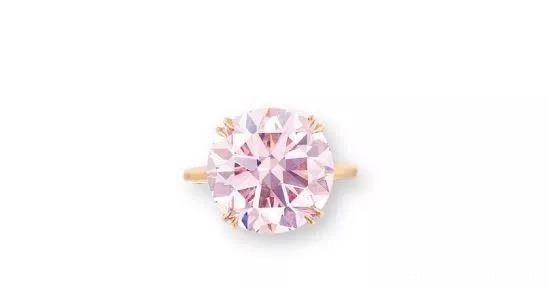 粉钻|破纪录！拍卖史上最大的艳彩紫粉红钻石1