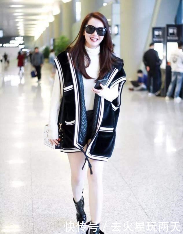 羽绒服|女人买羽绒服时,建议选这3个“显白色”,时髦保暖,明星也爱穿