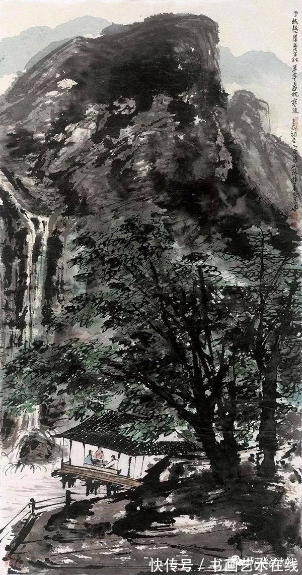 朱祖国#崔如琢、陈家泠、朱祖国,纵览山河之美、当代山水画名家
