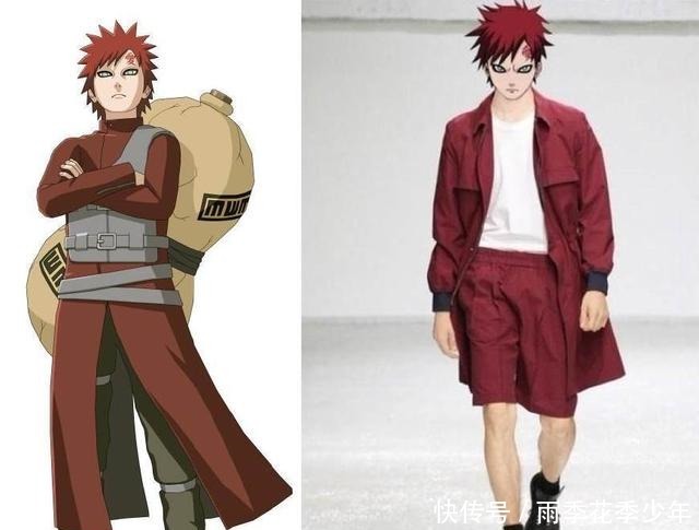 卡卡西老师|当火影忍者走上T台!我爱罗自带烟熏妆,四代目雷影变“兄贵”!