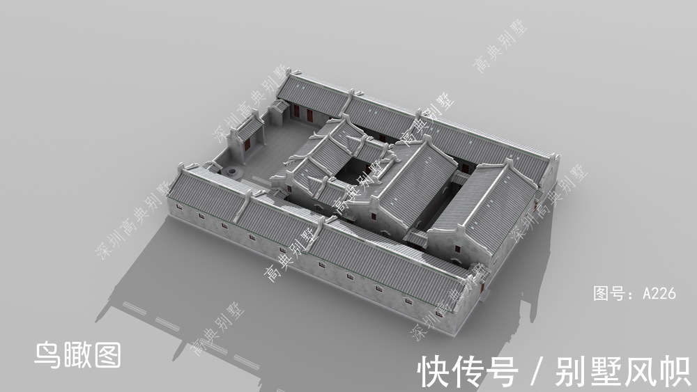 别墅|漂亮的中式农村别墅，外观美观大气，养老房的好选择