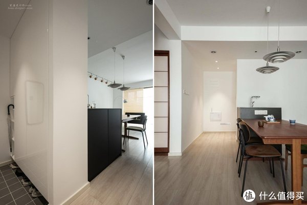 客厅|80后太太的“穷装”新居火了,大白墙不吊顶,却被评为最美盐系家