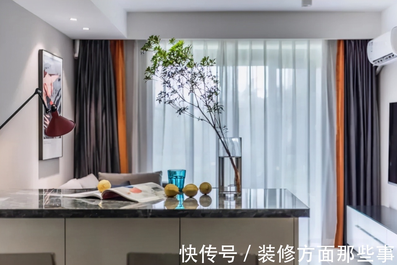 灰色|68平现代风二居室,小户型用灰色有挺明亮