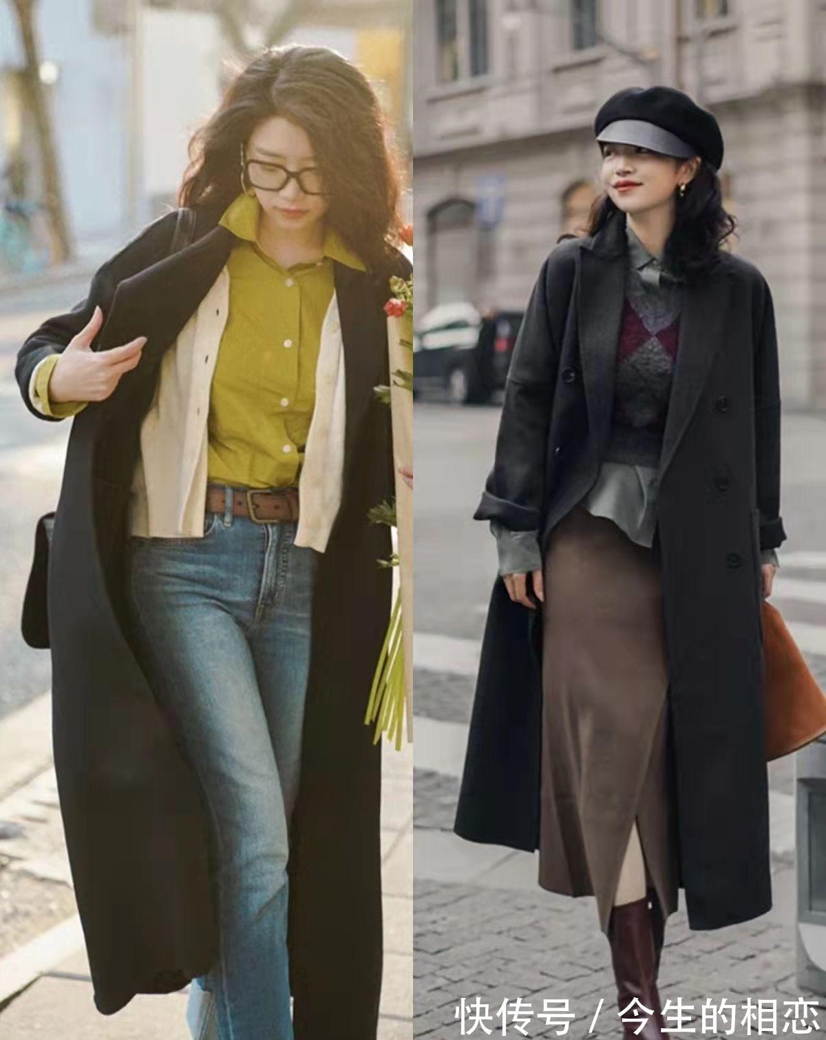 秘诀 分享将黑色大衣穿出高级感的5个秘诀,实用又时尚,适合40+女人