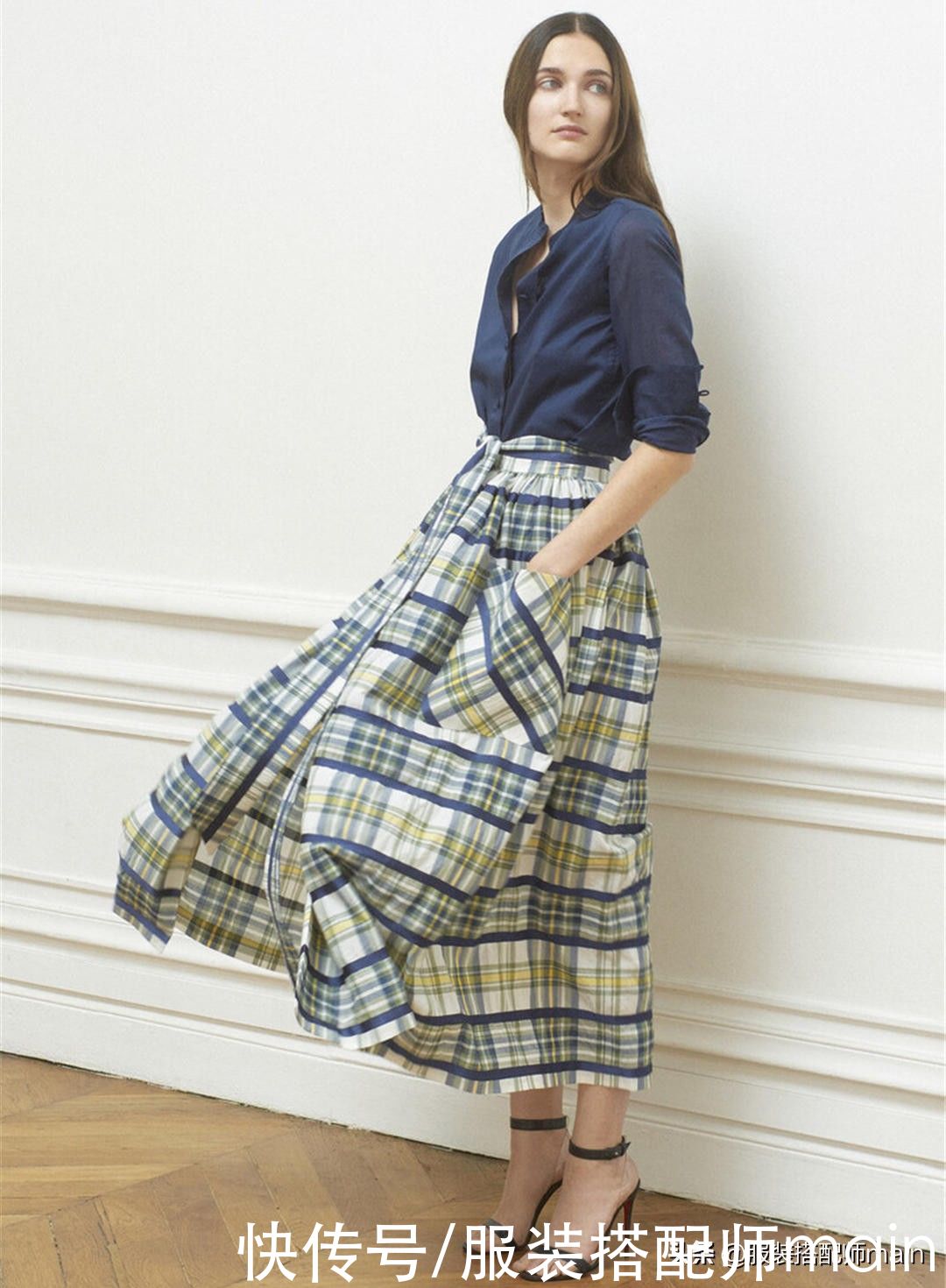 胯宽腿粗的女孩，试试这条“伞裙”，遮肉显瘦两不误