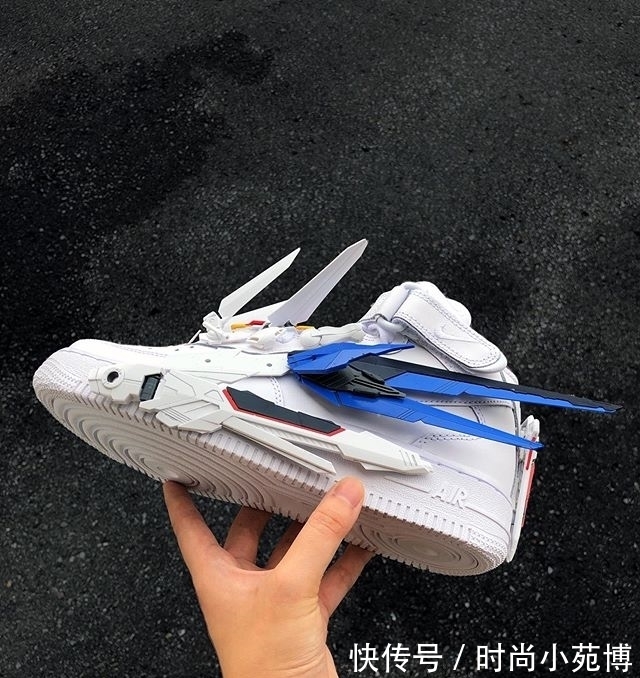 yan 高达与Nike完美结合！「自由高达」Nike Air Force 1