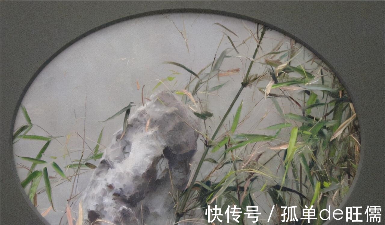 西方人@冷军用油画画竹子,我是第一人,中国人没画过,西方人不会画
