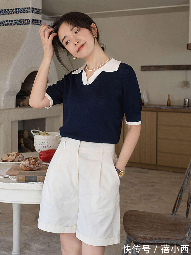 高级感|初秋只需这3件单品就够了:针织衫、半身裙、衬衫,打造高级感