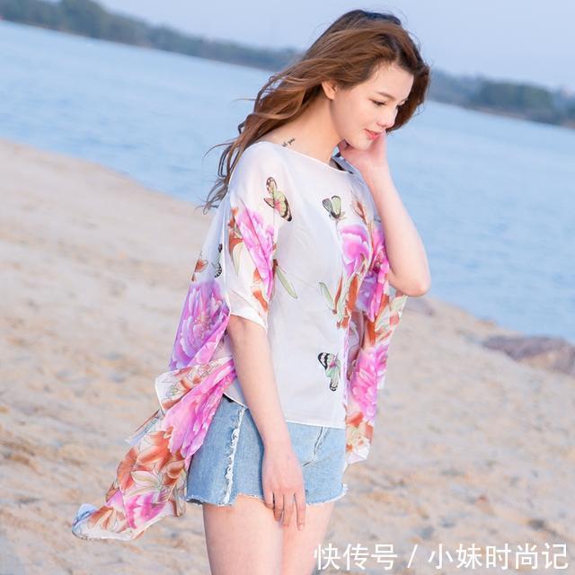 防晒|聪明女人,出门都会带个防晒的纱巾,比防晒衣方便多了