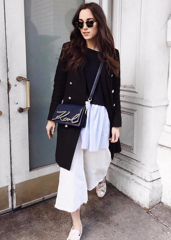 为什么你穿阔腿裤显胖又显矮？按照长度来穿搭是关键，穿对才显瘦