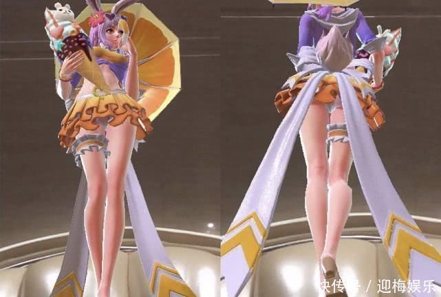 用VR眼镜看公孙离,哪款皮肤的腿型更好看原皮肤破洞裤赢了