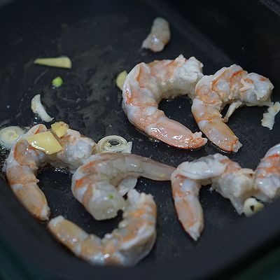 西兰花豆腐虾汤