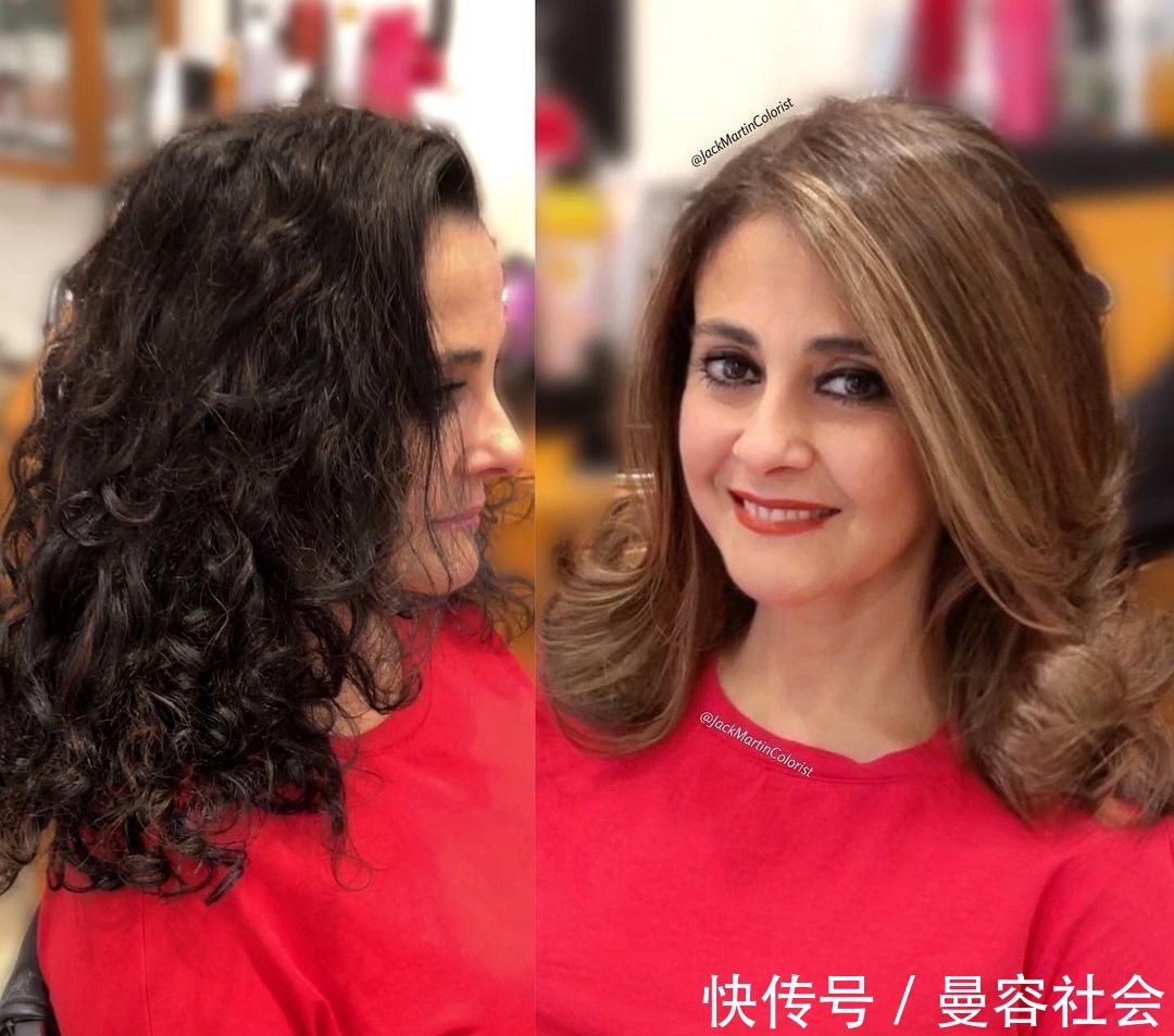 染发 发型这样换,效果就是不一样,美到就像变个人