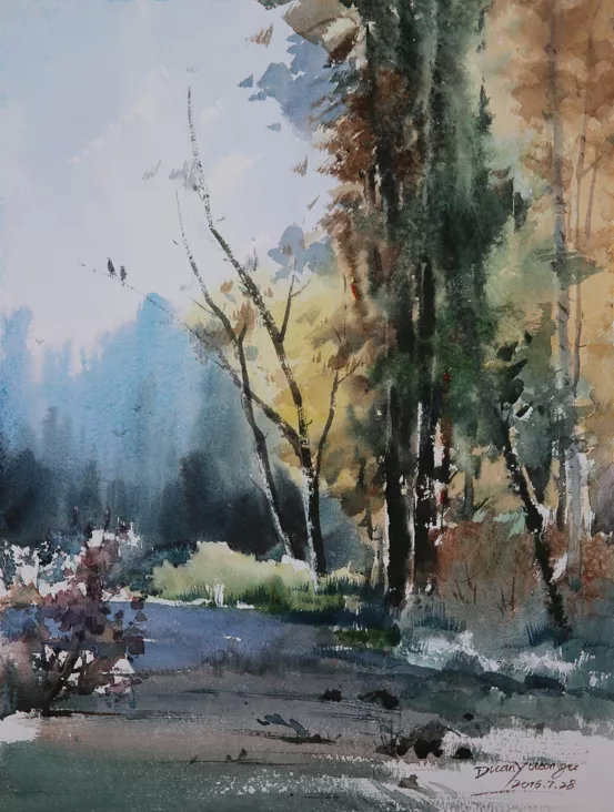 西安美术学院&[第七届庐山水彩节邀请嘉宾]段渊古艺术作品展