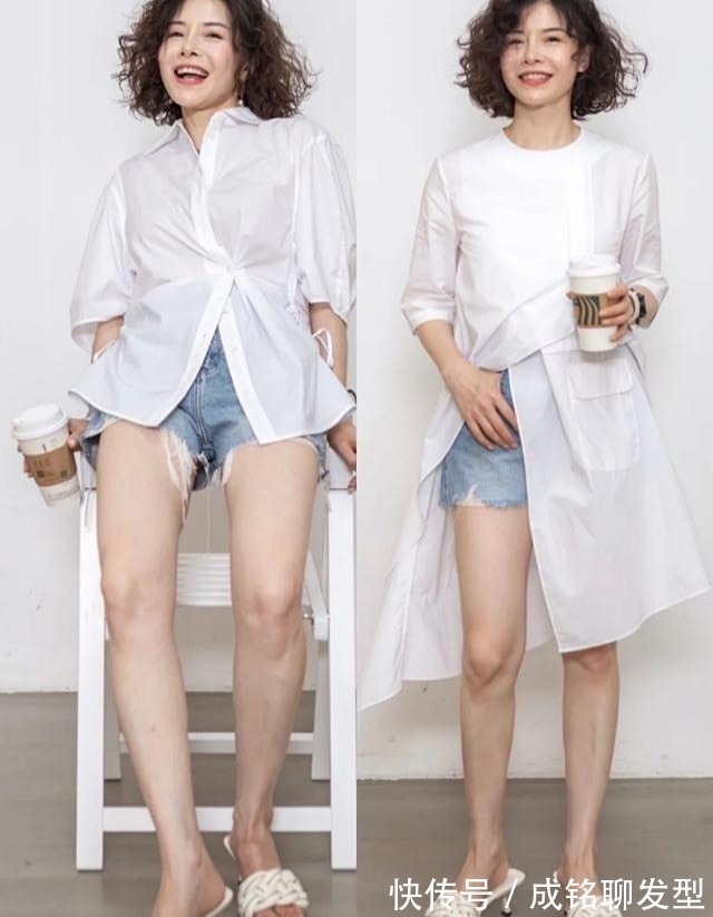 卷发|这才是50岁女人该有的装扮,烫卷发穿洋服,时尚减龄活力满满