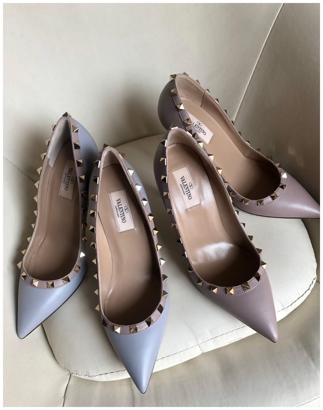 高跟鞋|满身都是铆钉的奢侈品高跟鞋,华伦天奴靠出众博眼球,性感度极高