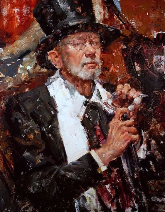 jeffrey|他的油画笔触粗犷又细腻,透着一种不可言说的美