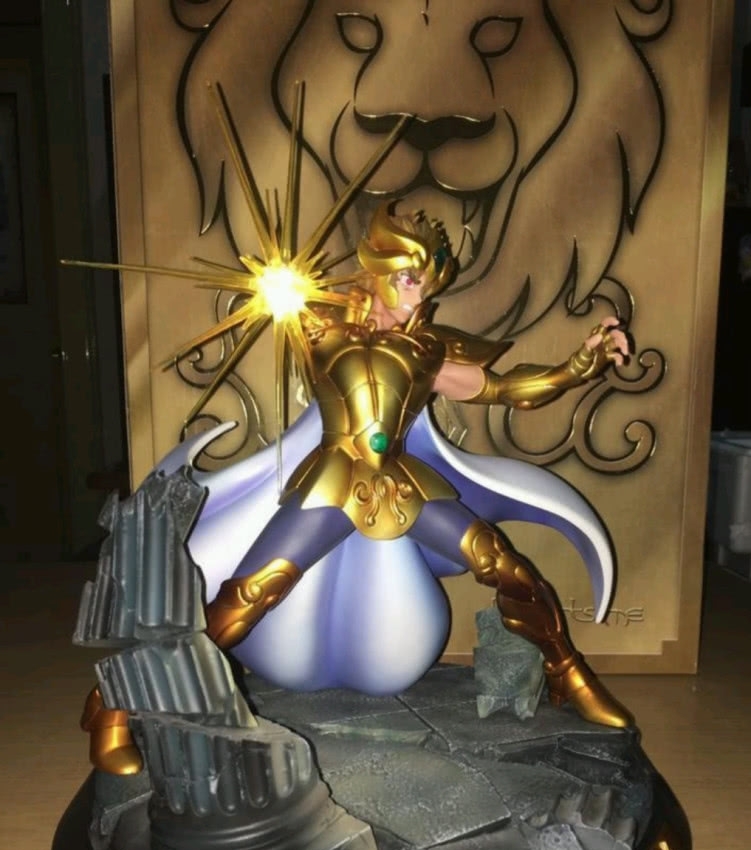 黄金圣斗士艾欧里亚手办,最后的特效件炫到炸_【快资讯】