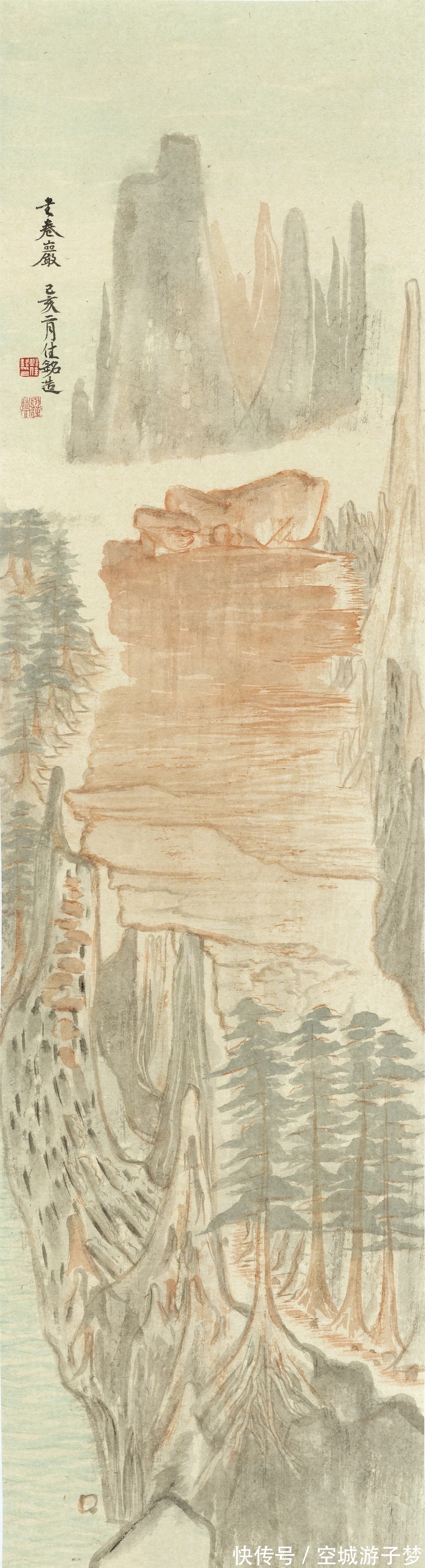 山水画!敢于探索就拥有了成功的基石|邱佳铭山水画