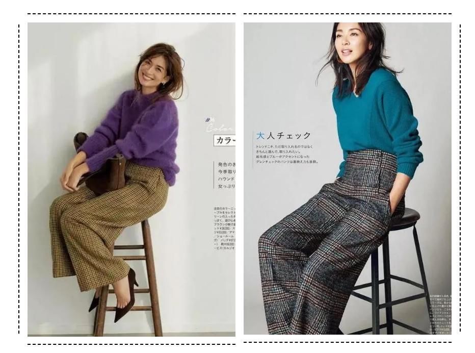 大毛衣+阔腿裤,才是秋冬最慵懒时髦的打开方式