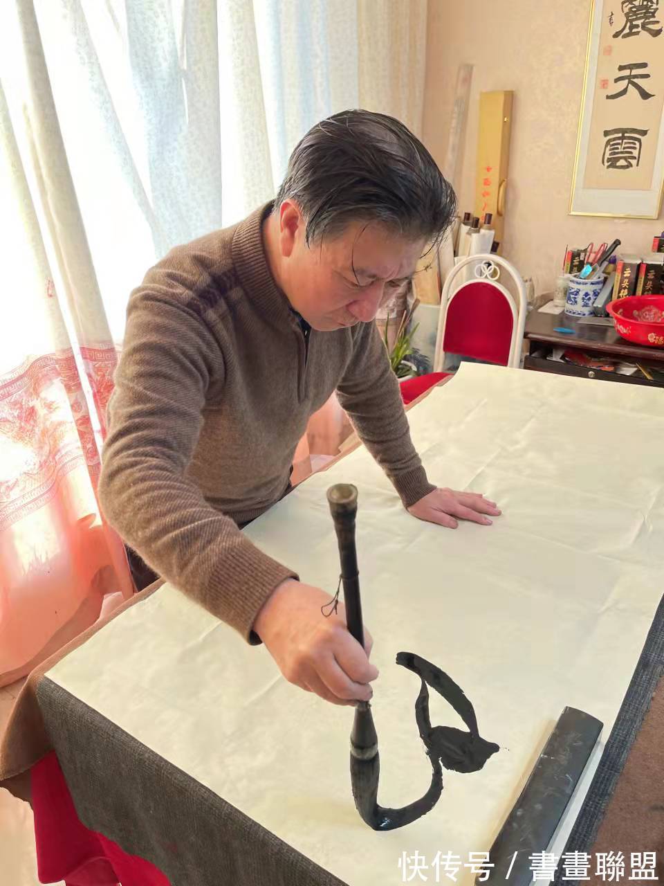 翰墨书画院!走进内蒙看望老艺术家